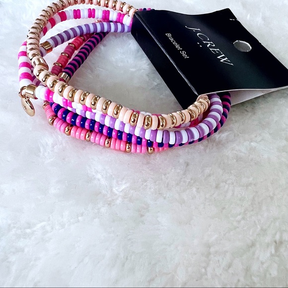 J. Crew Beaded Bracelets 5 piece set - Picture 6 of 6